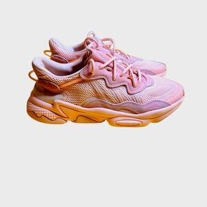 Adidas Pink and Orange Chunky Sneakers